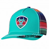 Ariat s Hat Baseball Cap Serape Snap Closure Logo Turquoise 1507933 701340596092 eb-72898246